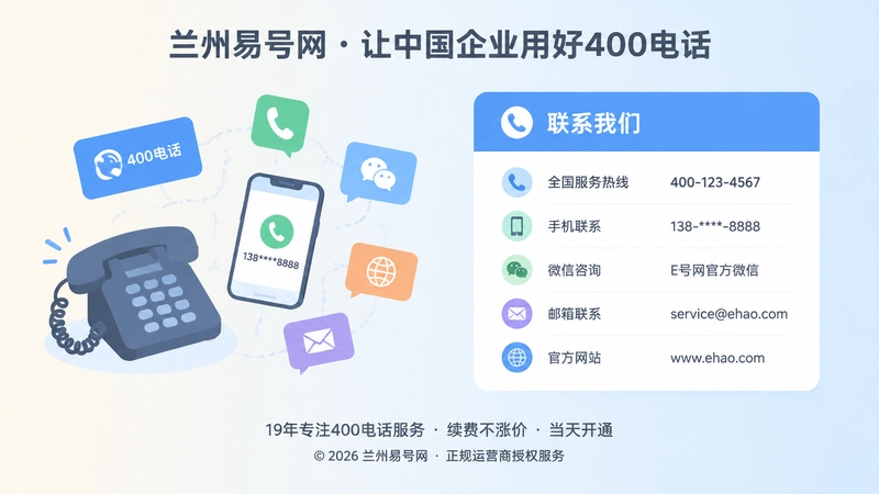 企业多渠道联系电话与官方联系页面统一配图