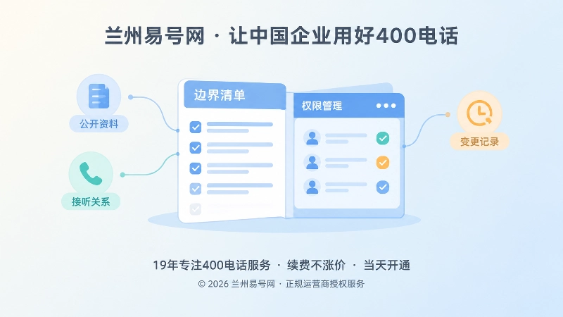 企业400电话边界清单聚焦图